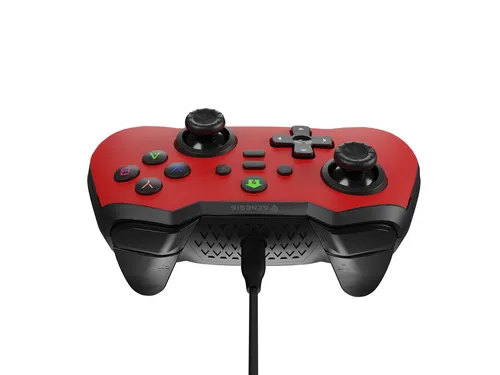 GENESIS Mangan 300 Red Rosso USB Gamepad Analogico/Digitale Android, Nintendo Switch, PC
