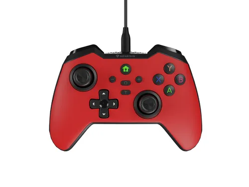 GENESIS Mangan 300 Red Rosso USB Gamepad Analogico/Digitale Android, Nintendo Switch, PC