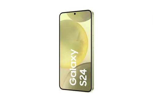 Samsung Galaxy S24 15,8 cm (6.2") Double SIM Android 14 5G USB Type-C 8 Go 128 Go 4000 mAh Ambre, Jaune