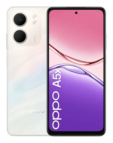 OPPO A5x 16,9 cm (6.67") Dual-SIM Android 15 4G USB Typ-C 4 GB 128 GB 6000 mAh Weiß
