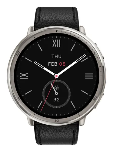 Amazfit W2433EU1N Smartwatch/ Sportuhr 3,35 cm (1.32") AMOLED Digital 466 x 466 Pixel Touchscreen Silber