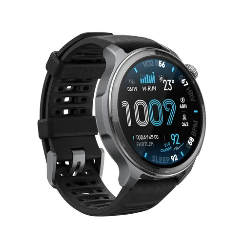 Amazfit Balance 2 XT 3,81 cm (1.5") AMOLED Digital 480 x 480 Pixeles Pantalla táctil Negro Wifi GPS (satélite)