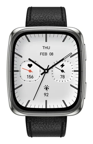 Amazfit Active 2 4,45 cm (1.75") AMOLED Digital 390 x 450 Pixel Touchscreen Edelstahl