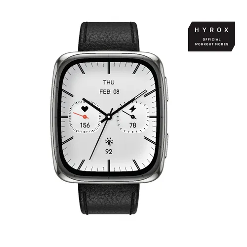 Amazfit Active 2 4,45 cm (1.75") AMOLED Digital 390 x 450 Pixel Touchscreen Edelstahl