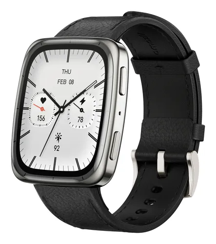 Amazfit Active 2 4,45 cm (1.75") AMOLED Digital 390 x 450 Pixel Touchscreen Edelstahl