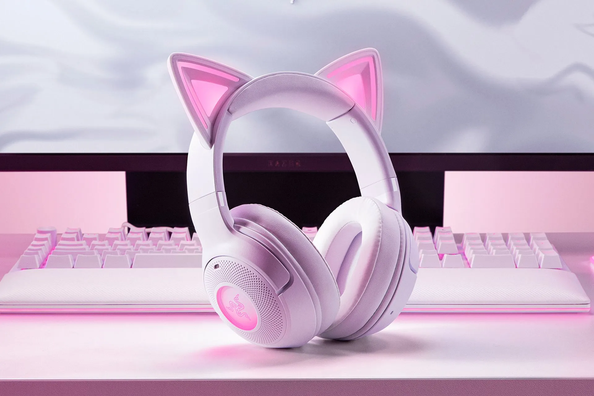 Razer Kraken Kitty V2 BT Blanc