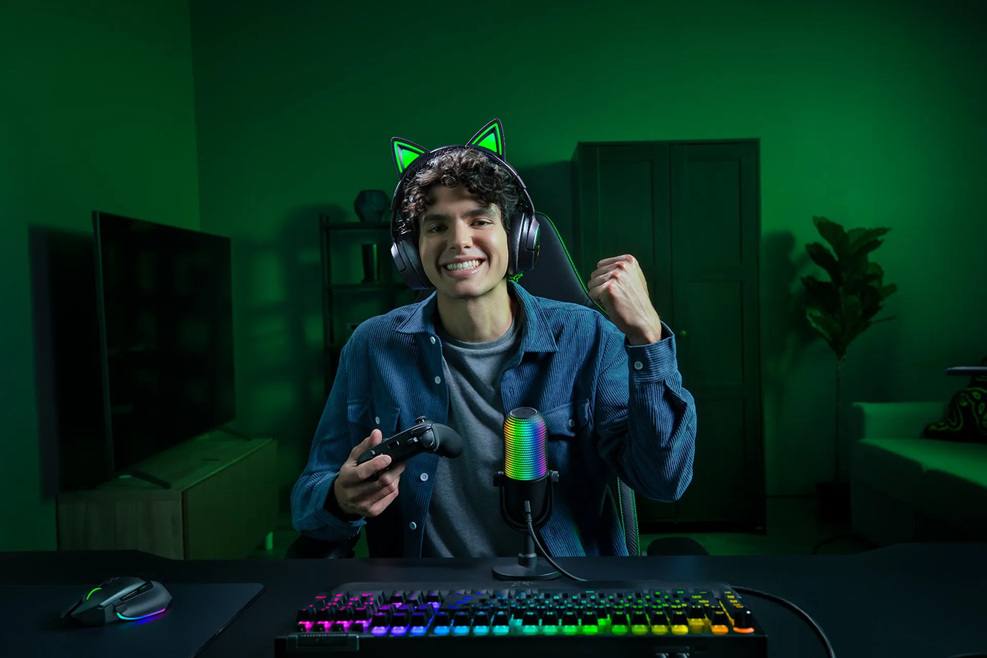 Razer Kraken Kitty V3 Pro Noir