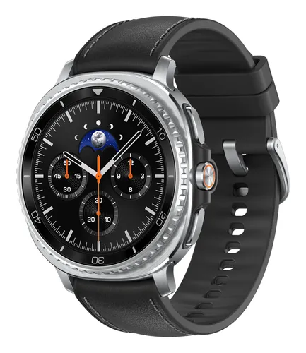 Samsung Galaxy Watch 8 Classic 3,3 cm (1.3") AMOLED 46 mm Digital 438 x 438 Pixel Touchscreen 4G Silber WLAN GPS