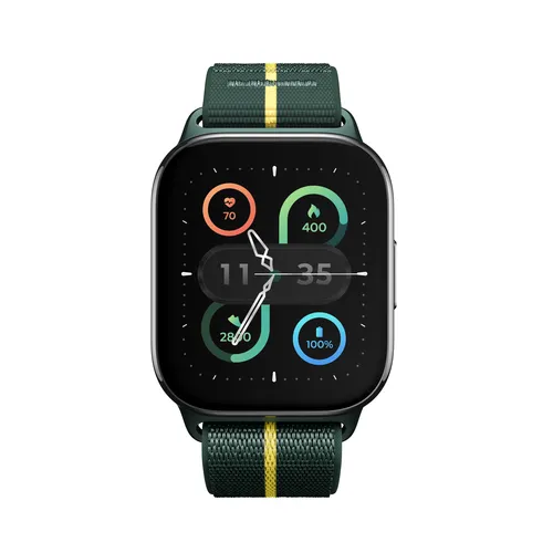 Motorola moto watch fit 4,83 cm (1.9") OLED 44.5 mm Digital Touchscreen Grün, Grau GPS