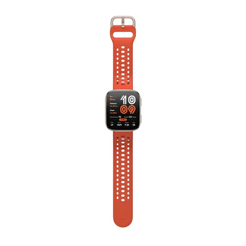 Amazfit Bip 6 Red 5 cm (1.97") AMOLED Digitaal 390 x 450 Pixels Touchscreen Goud GPS