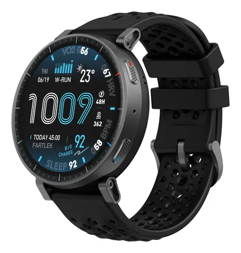 Amazfit Active Max 3,81 cm (1.5") AMOLED Digital 480 x 480 Pixel Touchscreen Schwarz