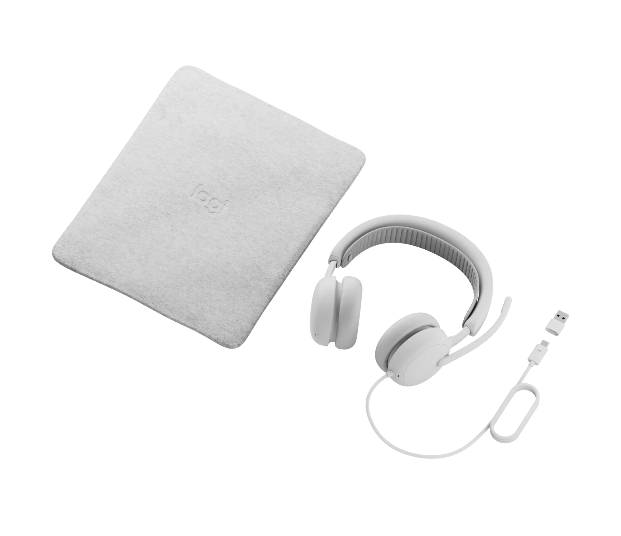 Logitech Zone Wired 2 Blanc cassé