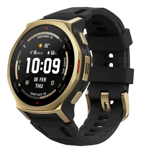 Amazfit T-rex 3 Pro 3,35 cm (1.32") AMOLED 44 mm Digital 466 x 466 Pixel Touchscreen Gold WLAN GPS