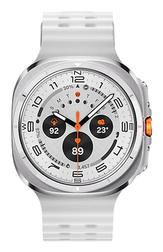 Samsung Galaxy Watch Ultra 3,81 cm (1.5") AMOLED 47 mm Digital 480 x 480 Pixel Touchscreen 4G Titan, Weiß WLAN GPS