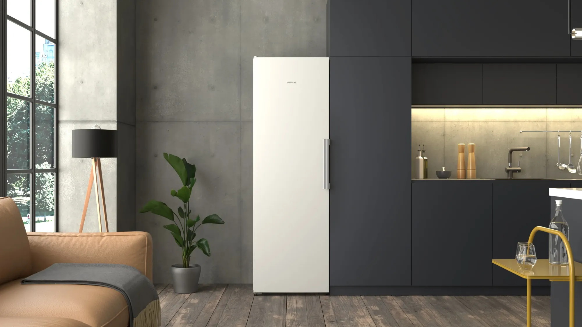 iQ300 Réfrigérateur pose-libre 186.2 x 59.5 cm Blanc KS36NVWCG