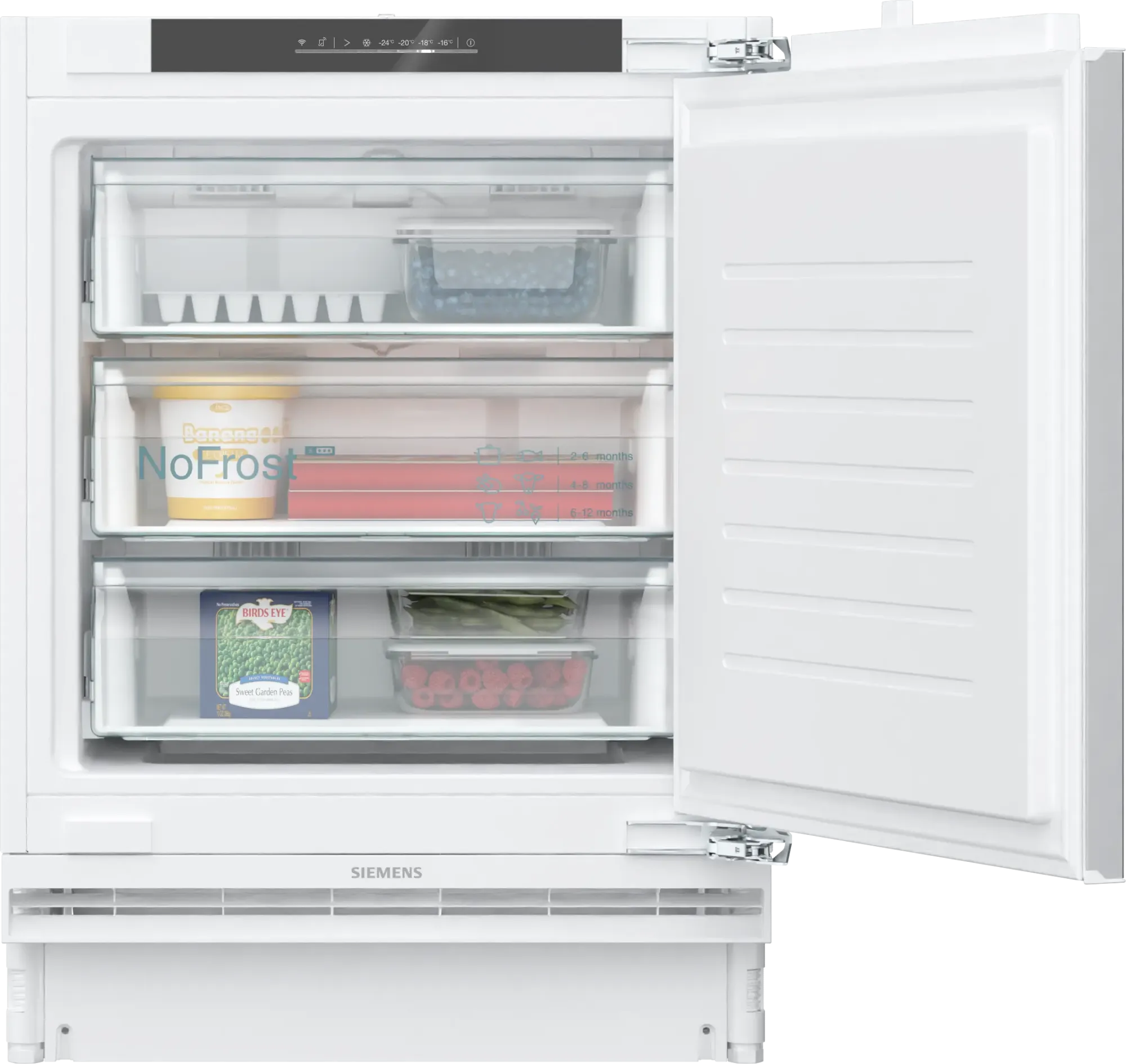 iQ500 Congélateur intégrable sous plan 82 x 59.8 cm Charnières pantographes softClose GU21NADE0