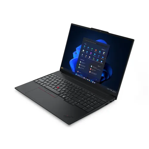 Lenovo ThinkPad E16 Gen 3 (Intel) Copilot+ PC Intel Core Ultra 7 256V Laptop 40,6 cm (16") WUXGA 16 GB LPDDR5x-SDRAM 512 GB SSD Wi-Fi 6E (802.11ax) Windows 11 Pro Schwarz Deutsch