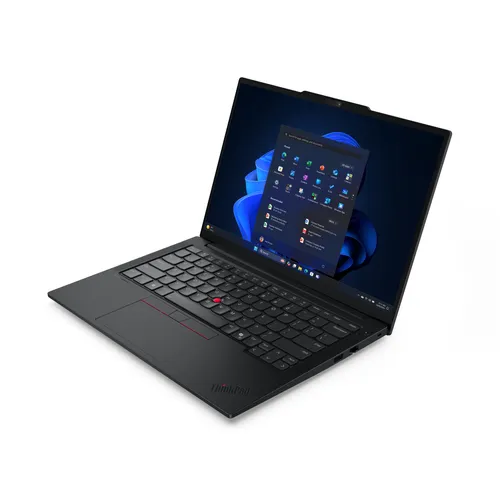 Lenovo ThinkPad E14 Gen 7 (Intel) Copilot+ PC Intel Core Ultra 7 256V Computer portatile 35,6 cm (14") WUXGA 16 GB 512 GB SSD Wi-Fi 6E (802.11ax) Windows 11 Pro Nero Tedesco