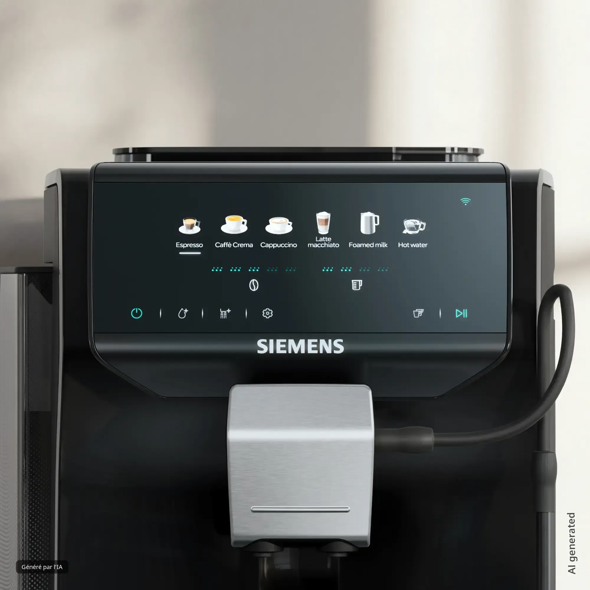 Machine à café tout-automatique EQ500 iAroma Noir lustré TP551E07