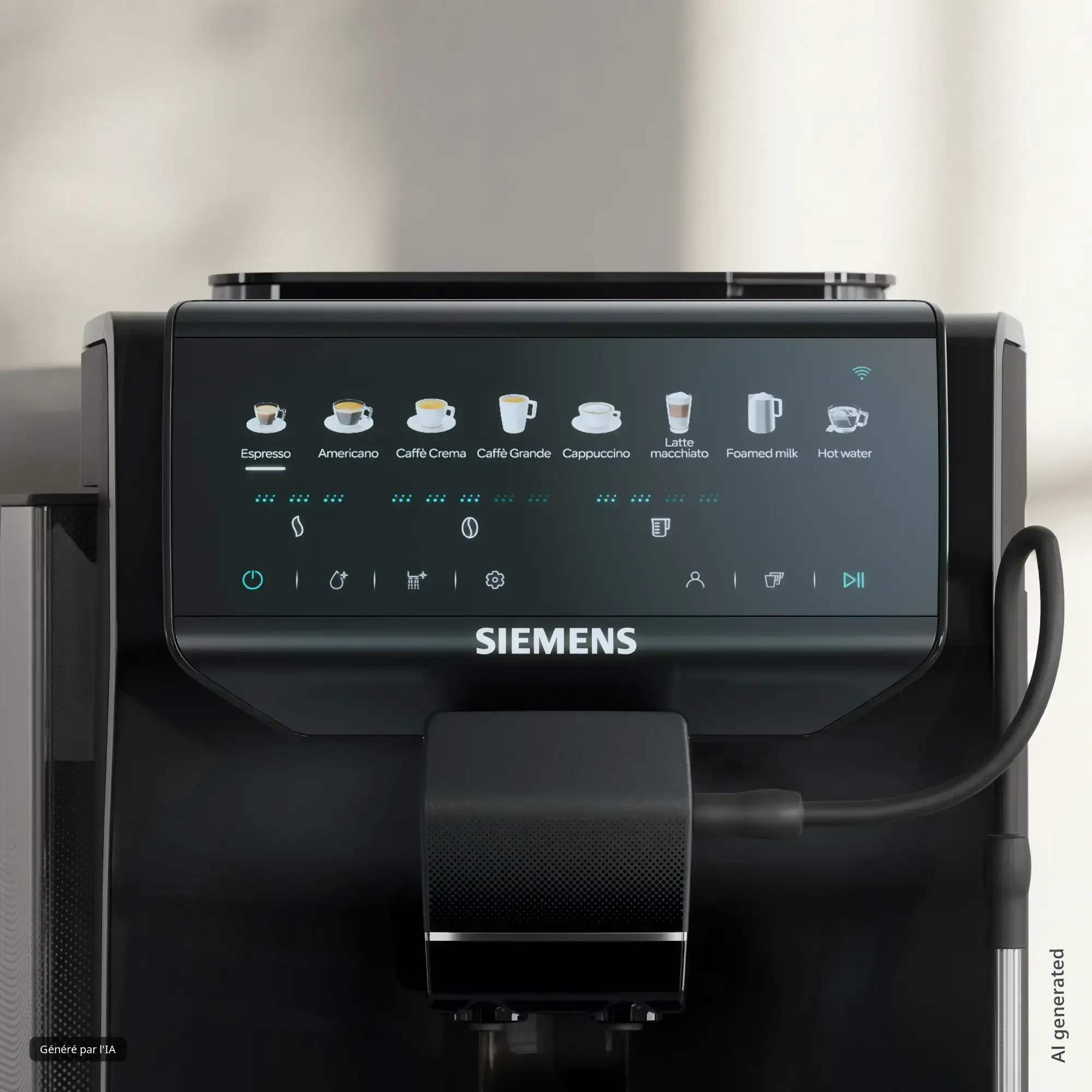 Machine à café tout-automatique EQ500 iAroma Noir lustré TP553E19
