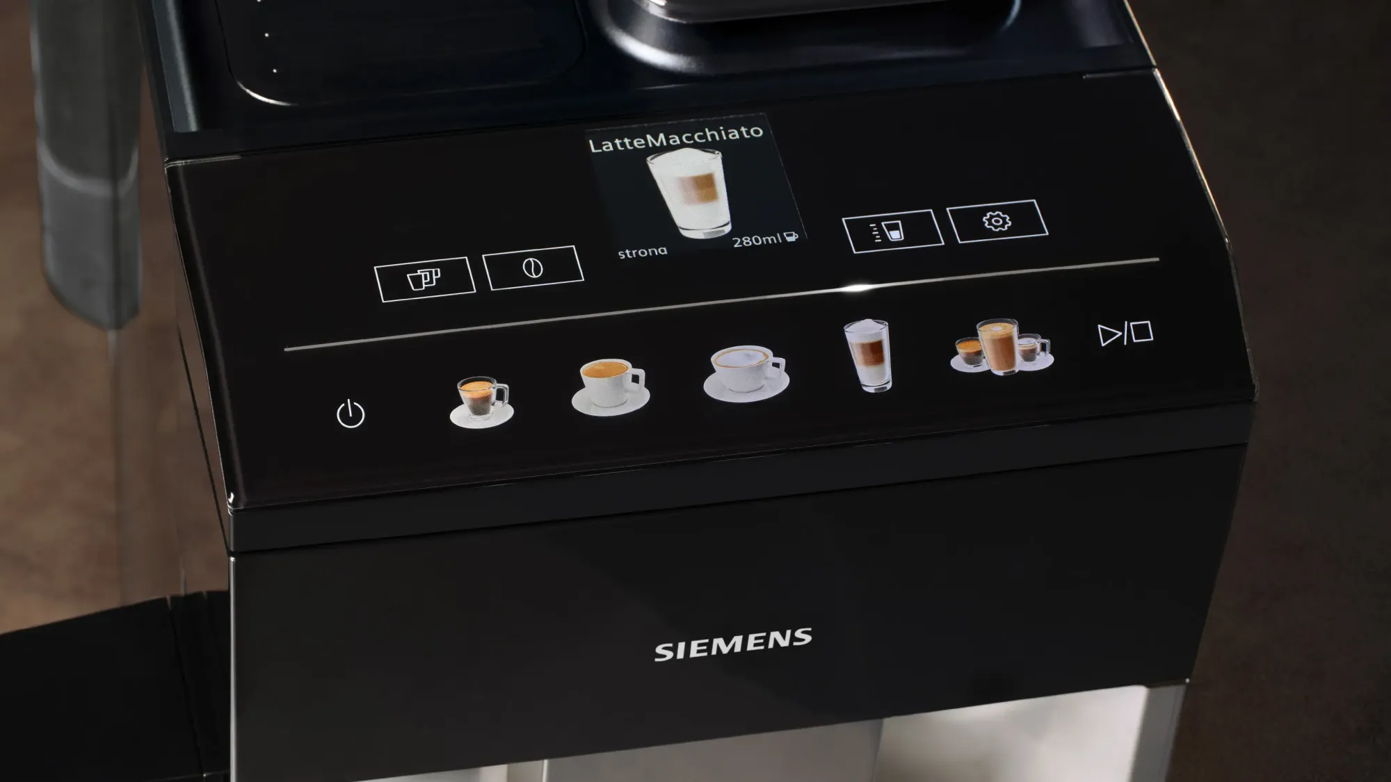 Machine à café tout-automatique EQ500 integral Argent naturel, Noir lustré TQ513R01