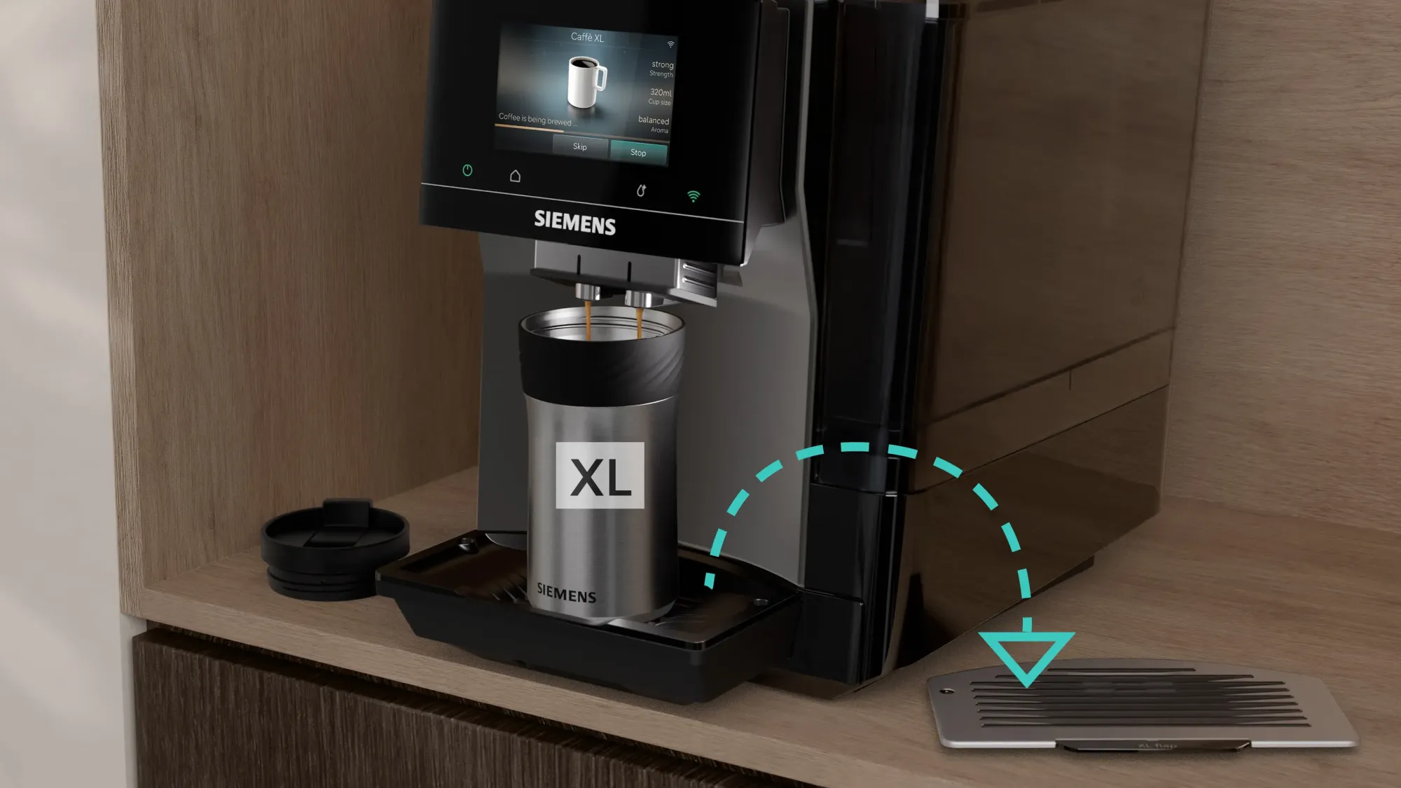 Machine à café tout-automatique EQ700 iAroma Brume matinale TP725E01