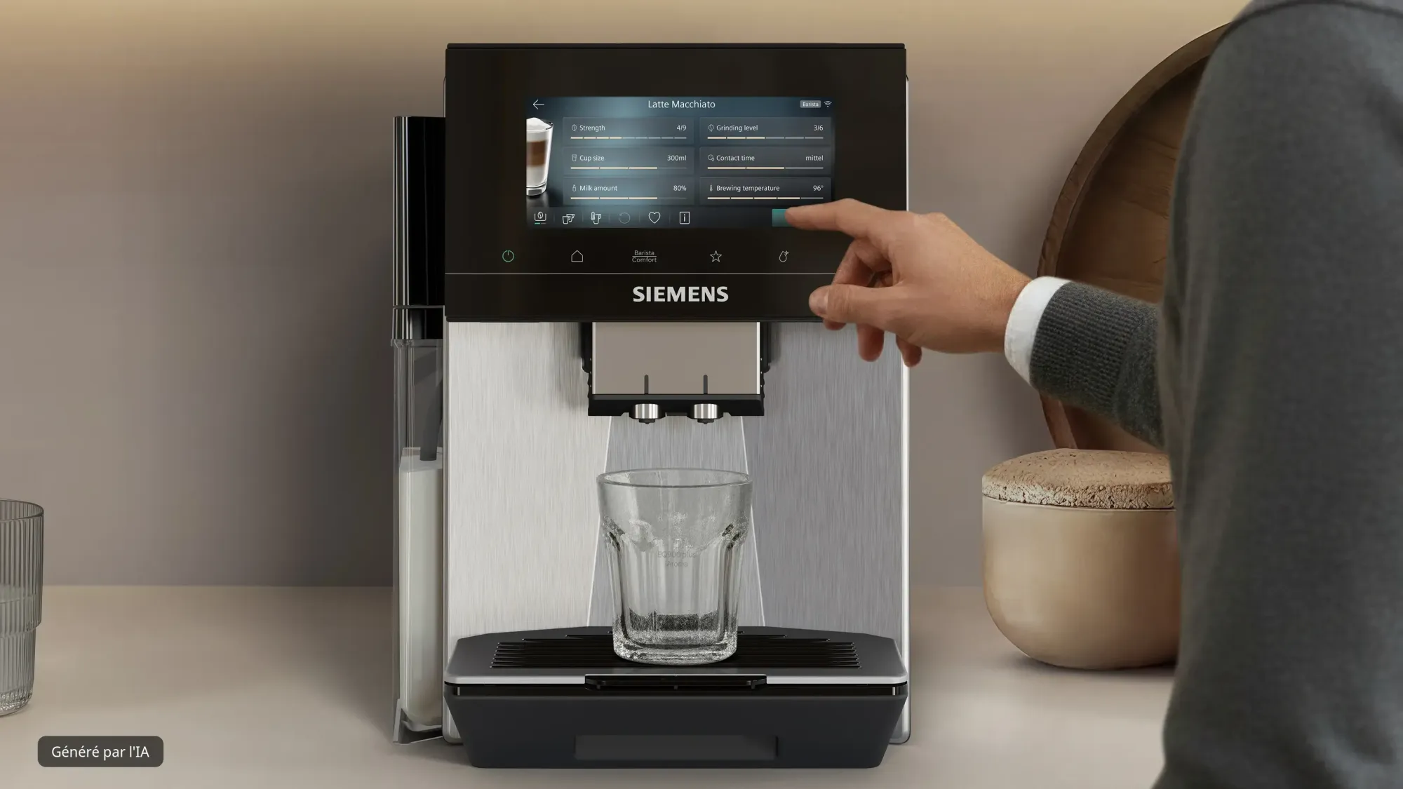 Machine à café tout-automatique EQ900 plus iAroma Inox TQ923EZ3