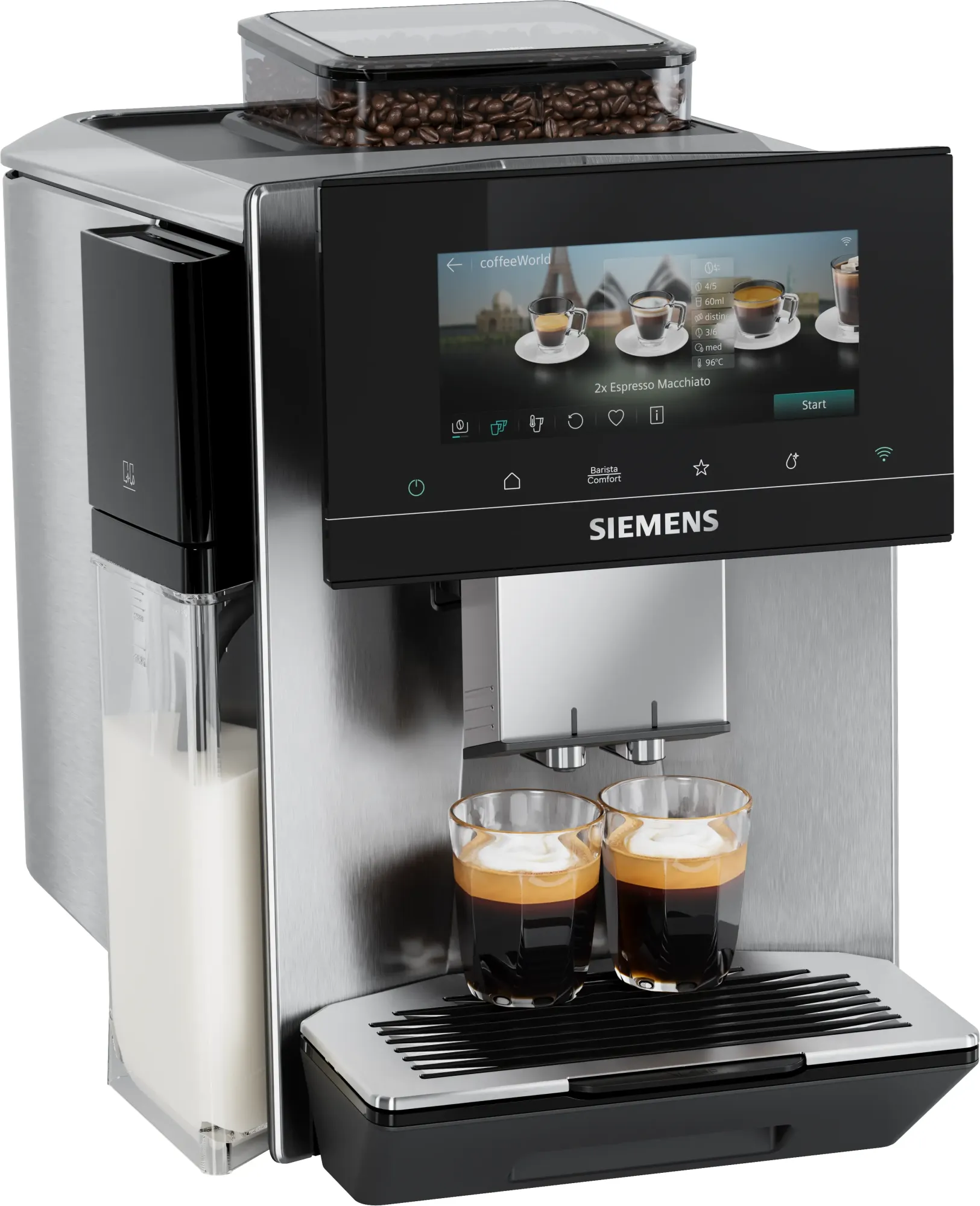 Machine à café tout-automatique EQ900 plus iAroma Inox TQ923EZ3