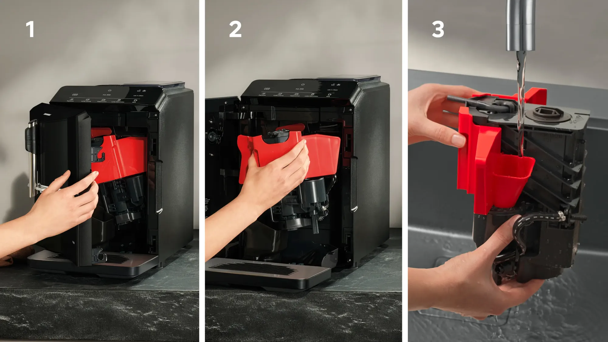 Machine à café tout-automatique EQ300 Noir lustré TF301E19