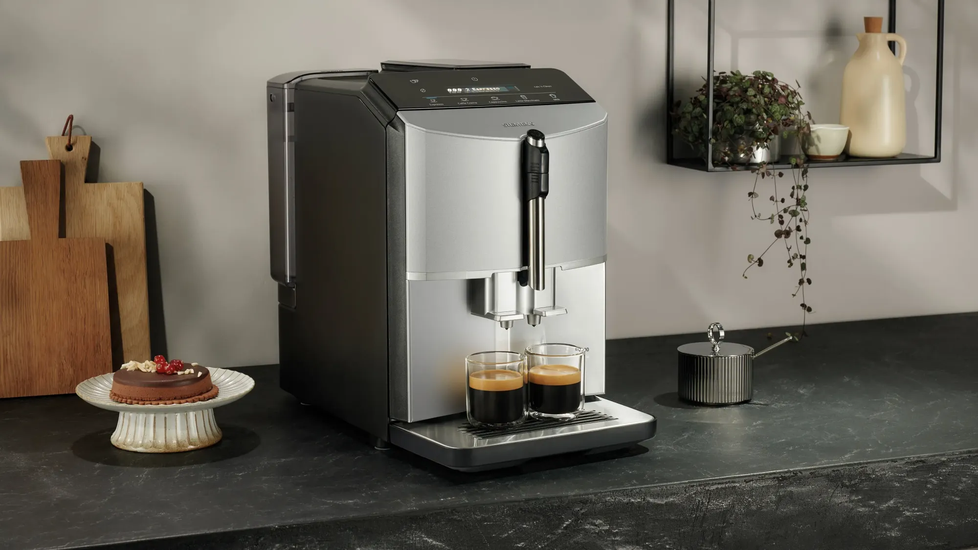 Machine à café tout-automatique EQ300 Argent naturel TF303E01