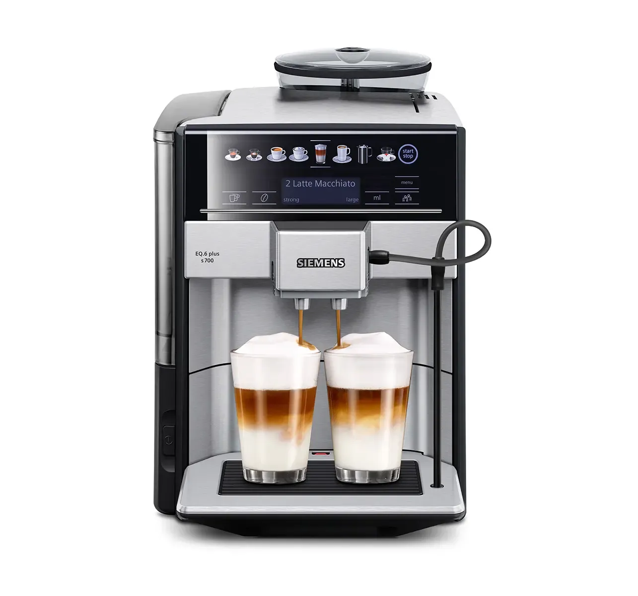 Machine à café tout-automatique EQ6 plus s700 Inox TE657313RW