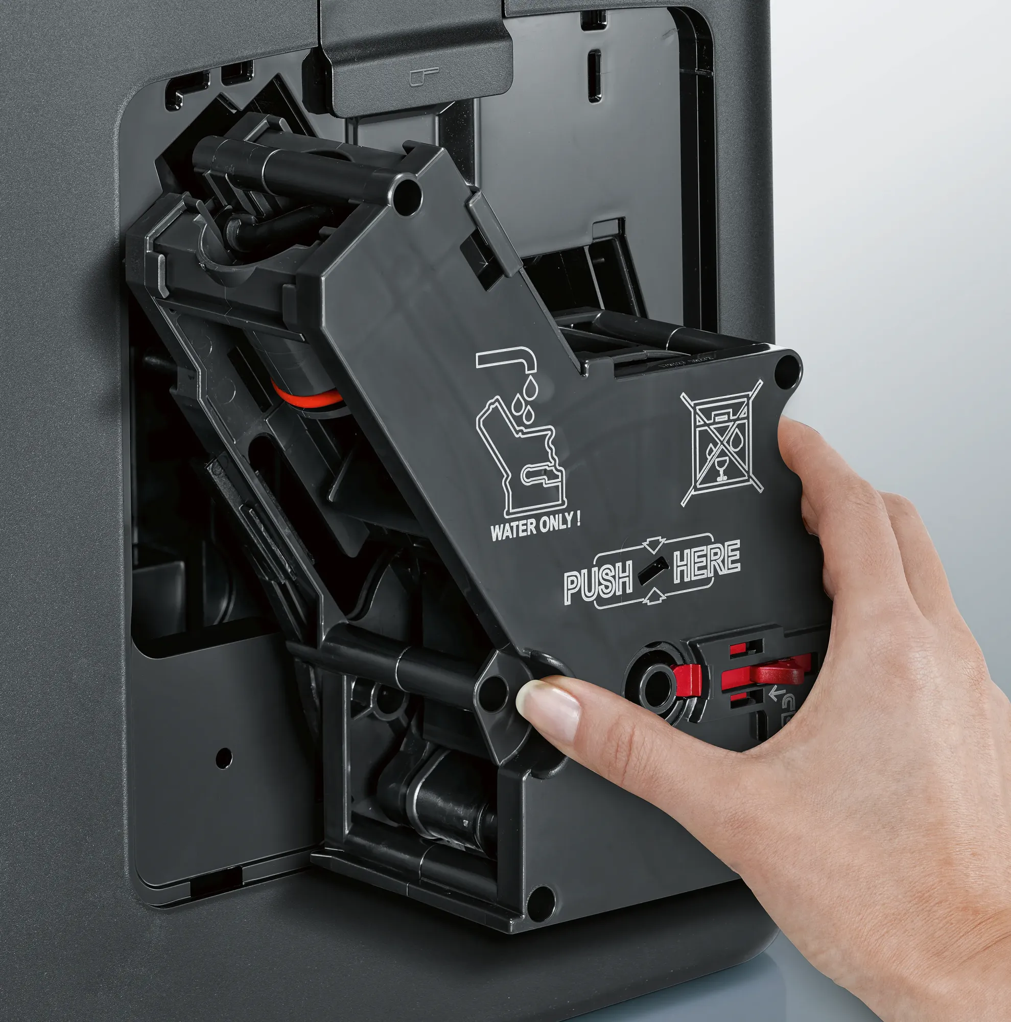 Machine à café tout-automatique EQ6 plus extraKlasse Inox foncé TE657F09DE