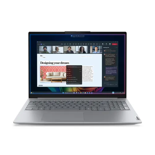 Lenovo ThinkBook 16 G9 IPL Copilot+ PC Intel Core Ultra 5 325 Laptop 40,6 cm (16") WUXGA 32 GB DDR5-SDRAM 1 TB SSD Wi-Fi 7 (802.11be) Windows 11 Pro Grau Deutsch