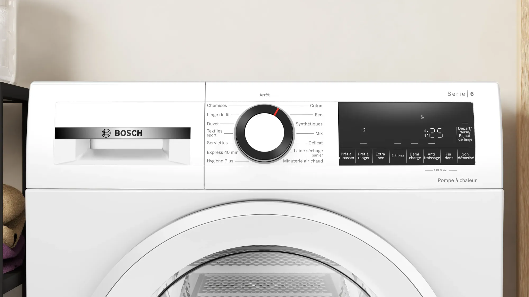 Série 6 Sèche-linge pompe à chaleur 8 kg WQG133DTFR