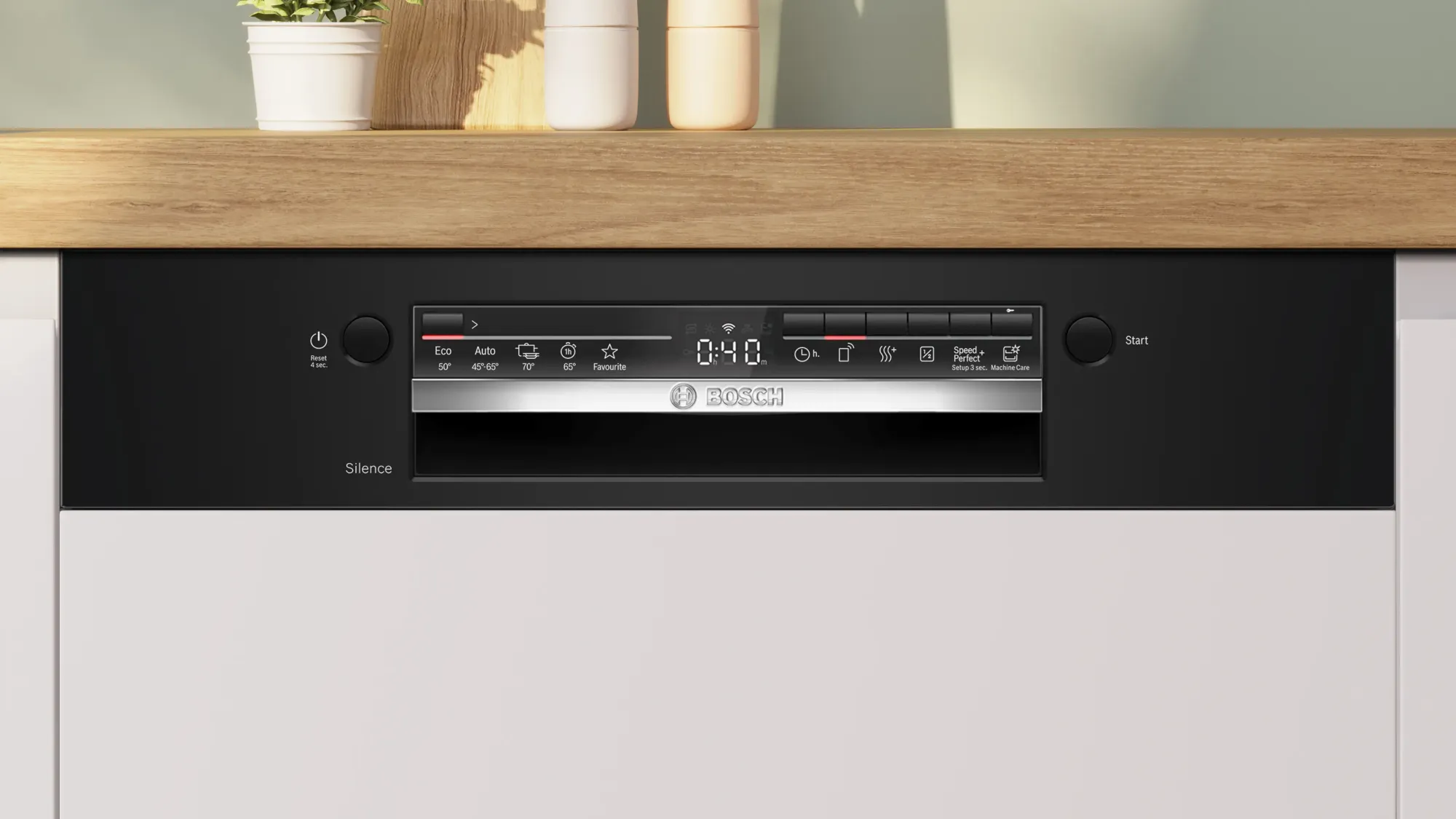 Série 2 Lave-vaisselle encastrable avec bandeau 60 cm Noir SMI2HTB06E
