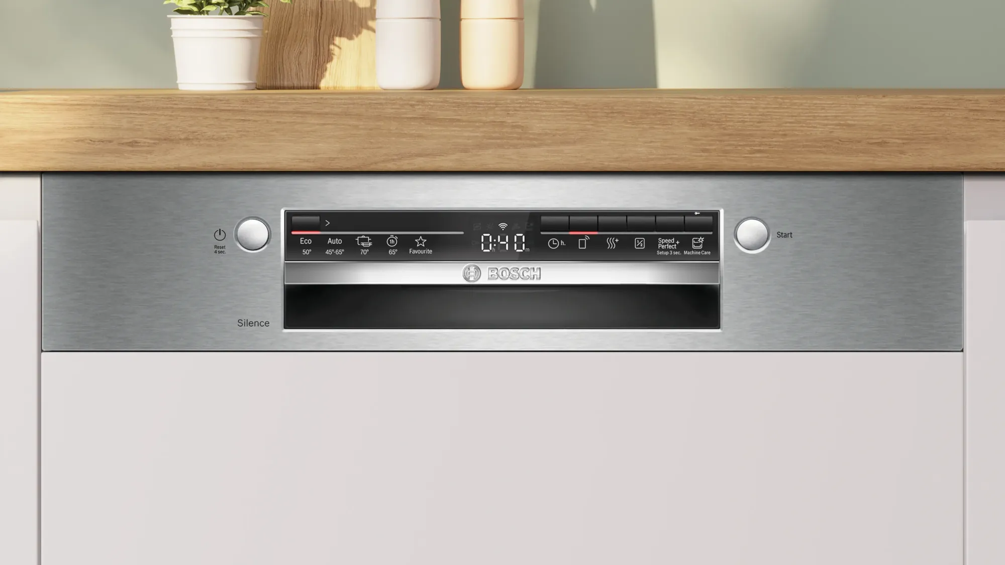 Série 2 Lave-vaisselle encastrable avec bandeau 60 cm Acier brossé SMI2HTS02E
