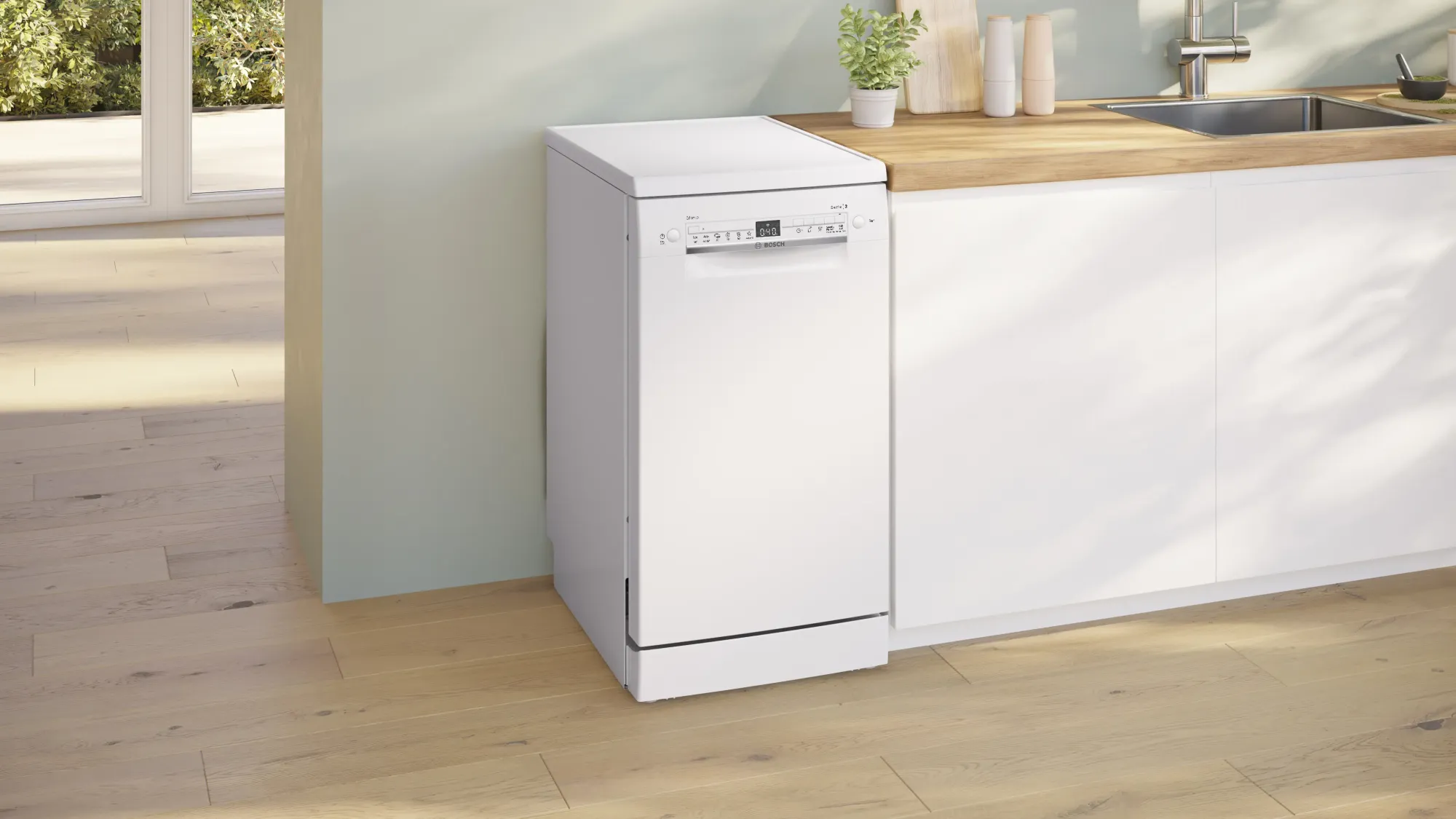 Série 2 Lave-vaisselle pose-libre 45 cm Blanc SPS2HKW55E