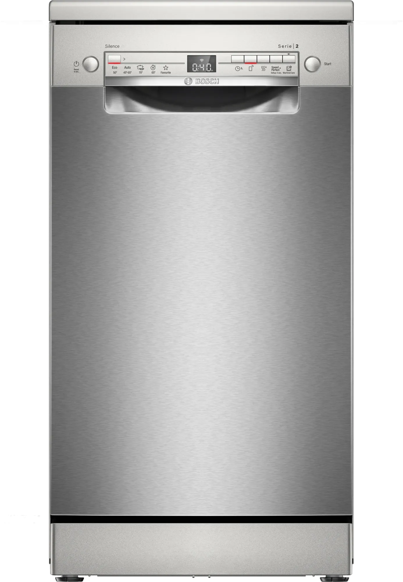 Série 2 Lave-vaisselle pose-libre 45 cm Acier brossé anti-traces SPS2HMI02E