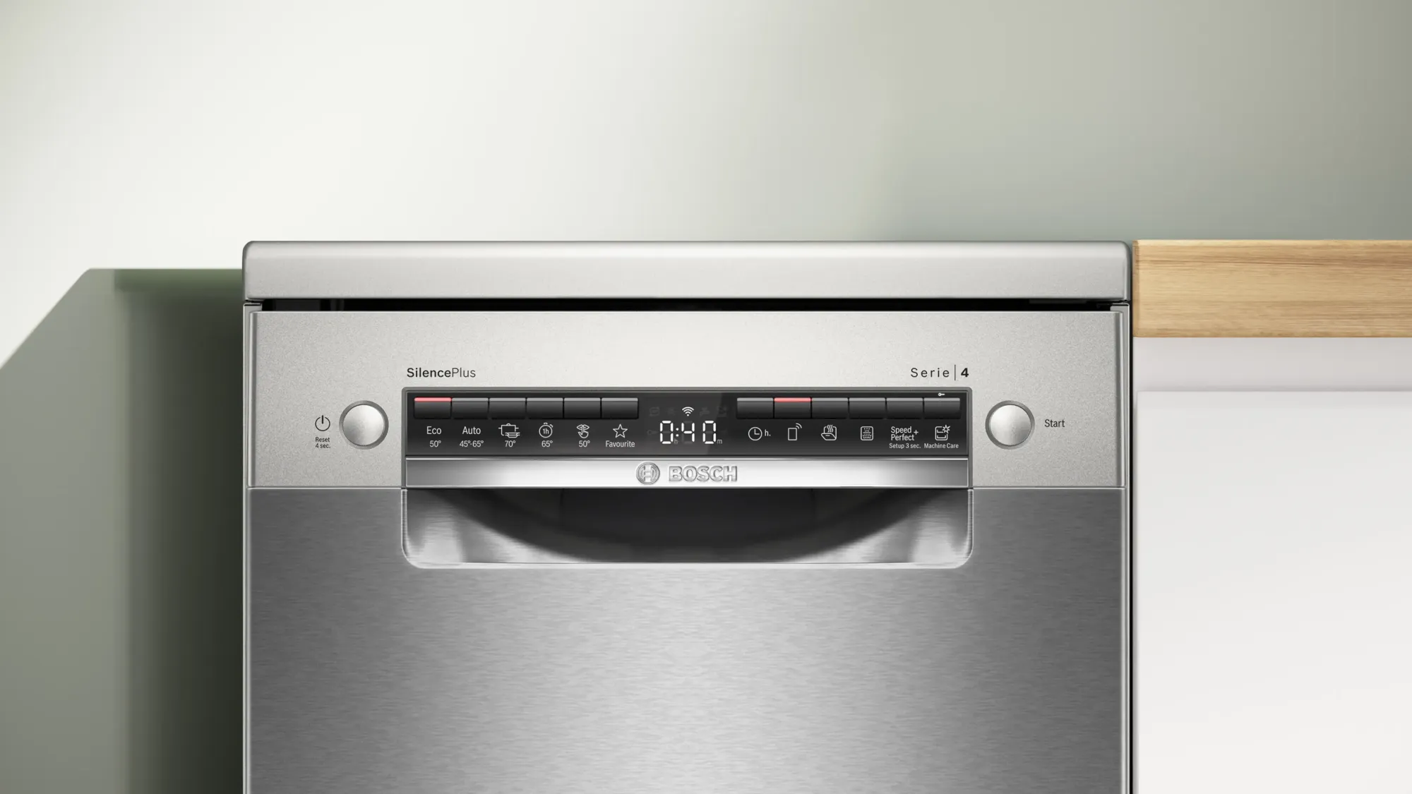 Série 4 Lave-vaisselle pose-libre 45 cm Acier brossé anti-traces SPS4EMI17E