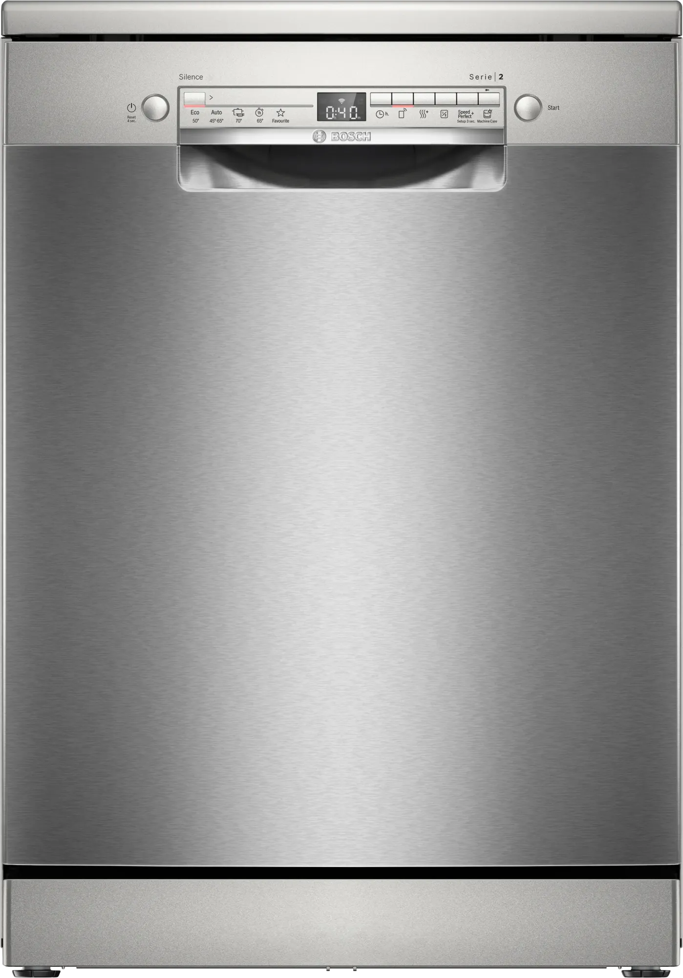 Série 2 Lave-vaisselle pose-libre 60 cm Acier brossé anti-traces SMS2HVI02E