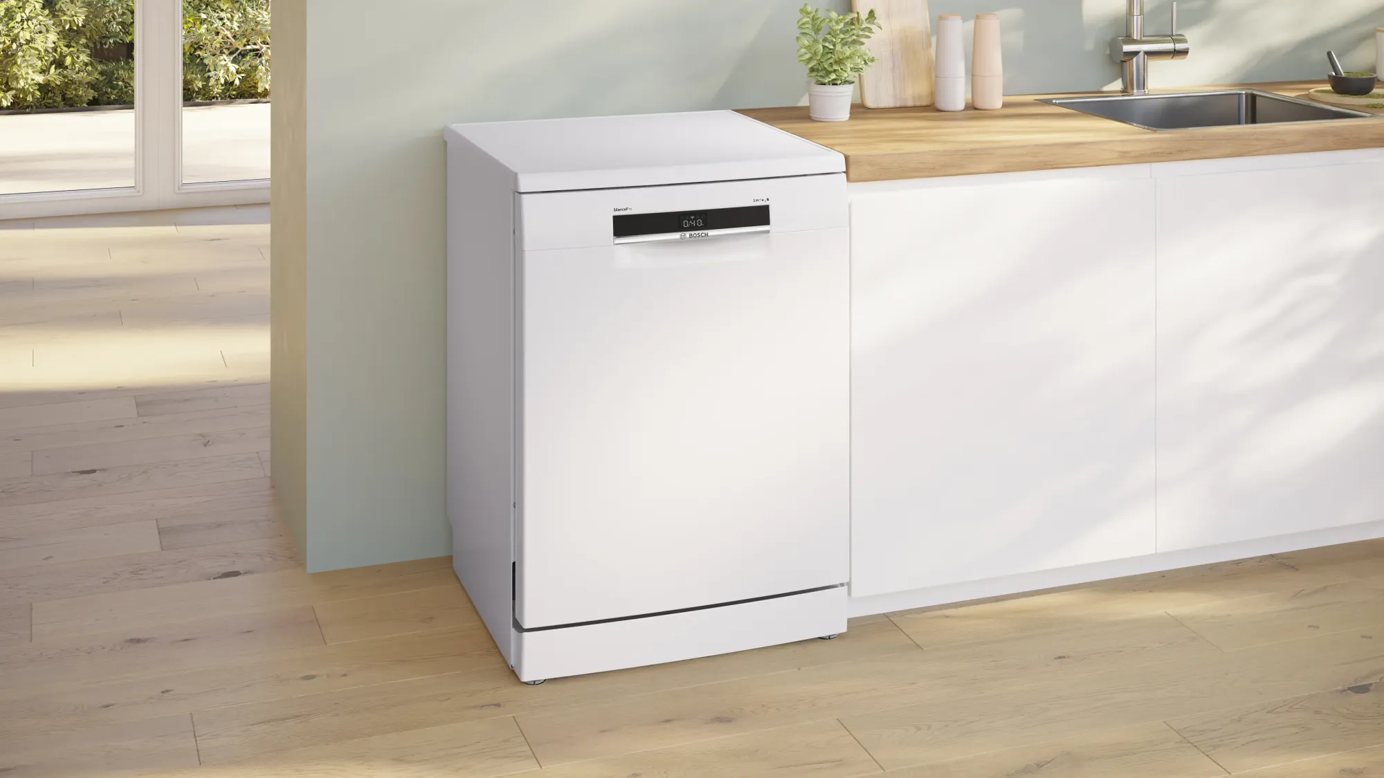 Série 6 Lave-vaisselle pose-libre 60 cm Blanc SMS6ZCW12F