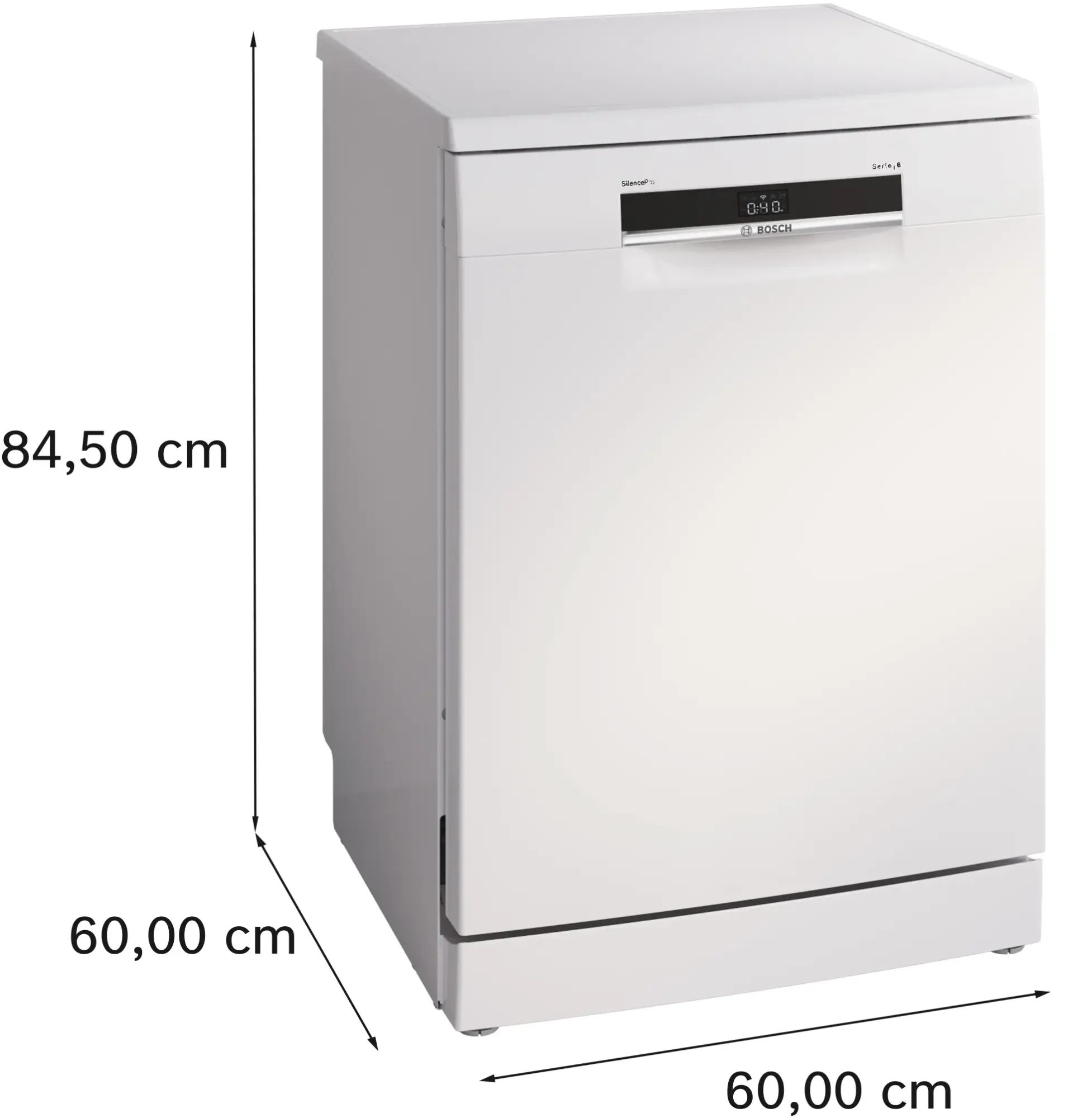 Série 6 Lave-vaisselle pose-libre 60 cm Blanc SMS6ZCW12F