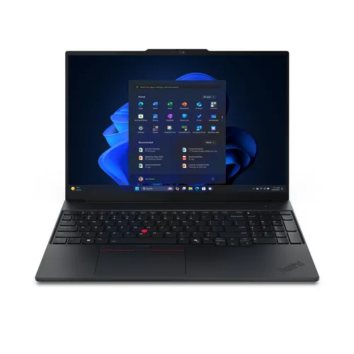 Lenovo ThinkPad E16 Gen 3 (Intel) Copilot+ PC Intel Core Ultra 7 258V Laptop 40,6 cm (16") WUXGA 32 GB LPDDR5x-SDRAM 1 TB SSD Wi-Fi 6E (802.11ax) Windows 11 Pro Schwarz Deutsch