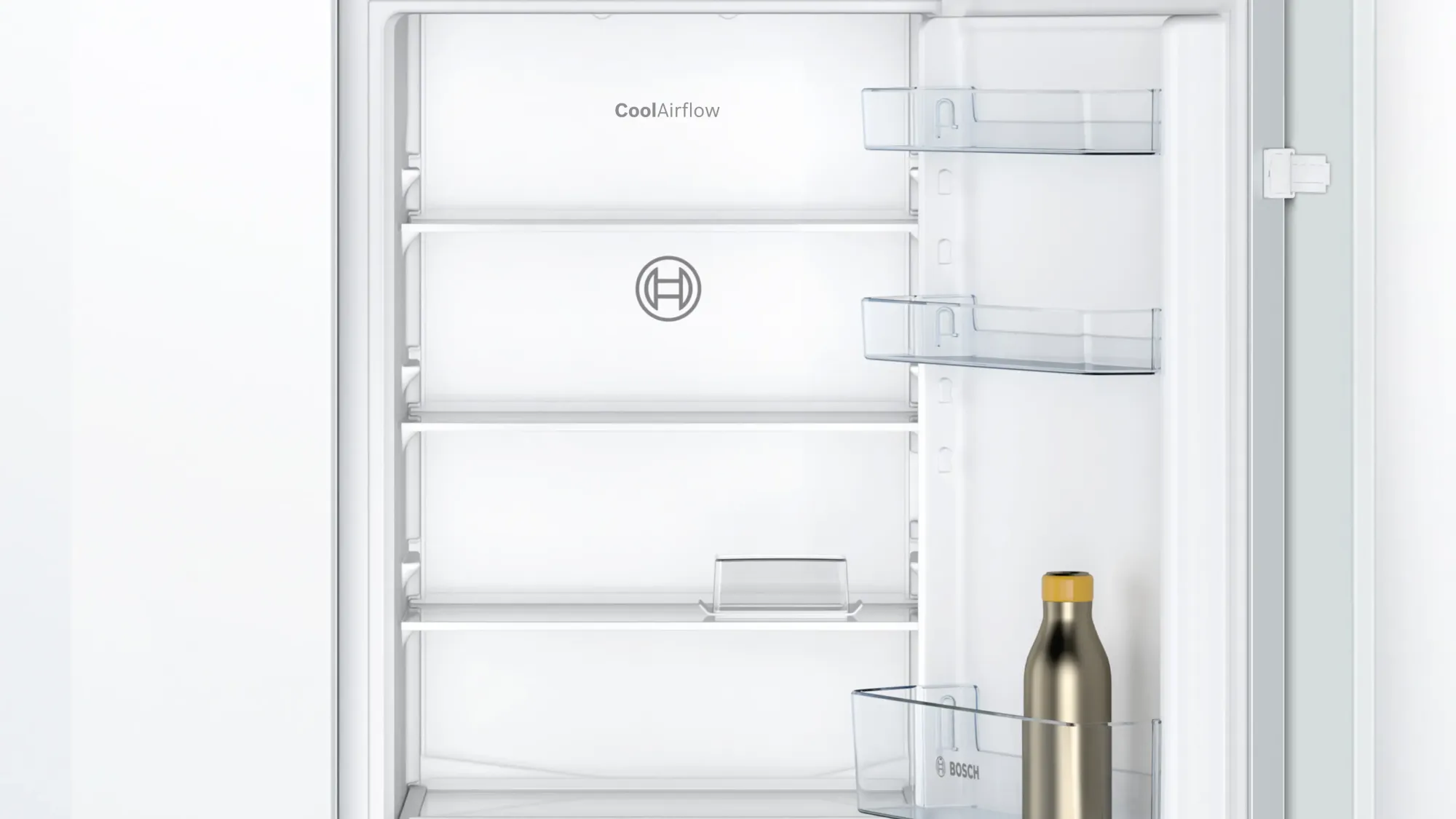 Série 2 Réfrigérateur combiné intégrable 177.2 x 54.1 cm Charnières à glissières KIN865SE0