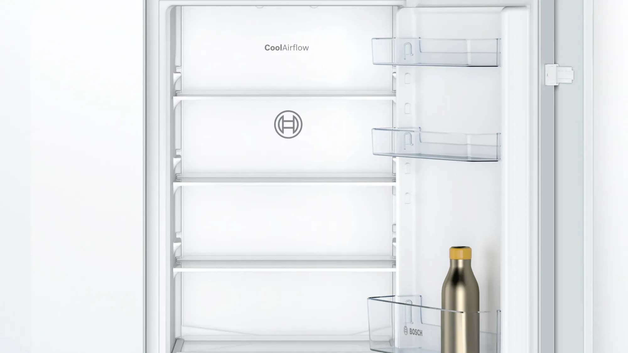 Série 2 Réfrigérateur combiné intégrable 177.2 x 54.1 cm Charnières à glissières KIN86NSE0