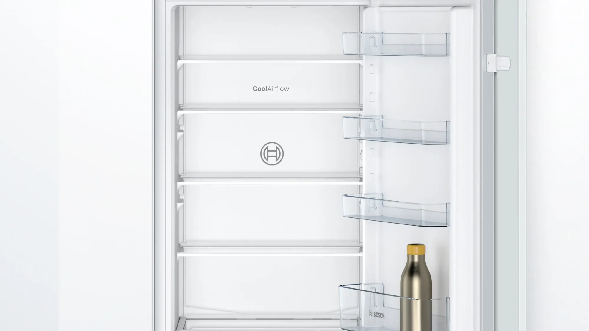 Série 2 Réfrigérateur combiné intégrable 177.2 x 54.1 cm Charnières à glissières KIV87NSE0