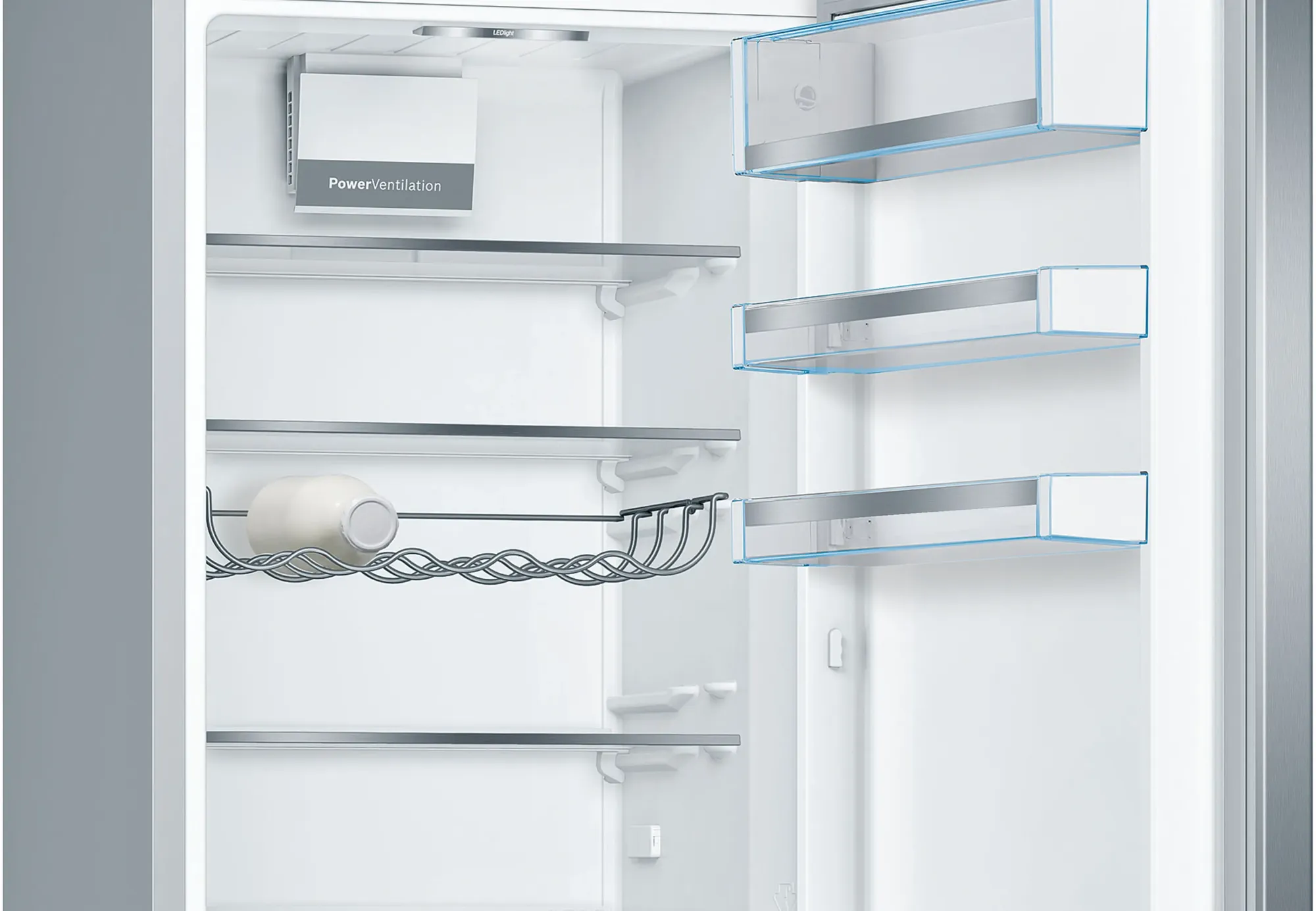Série 6 Réfrigérateur combiné pose-libre 201 x 60 cm Inox KGE398IBP