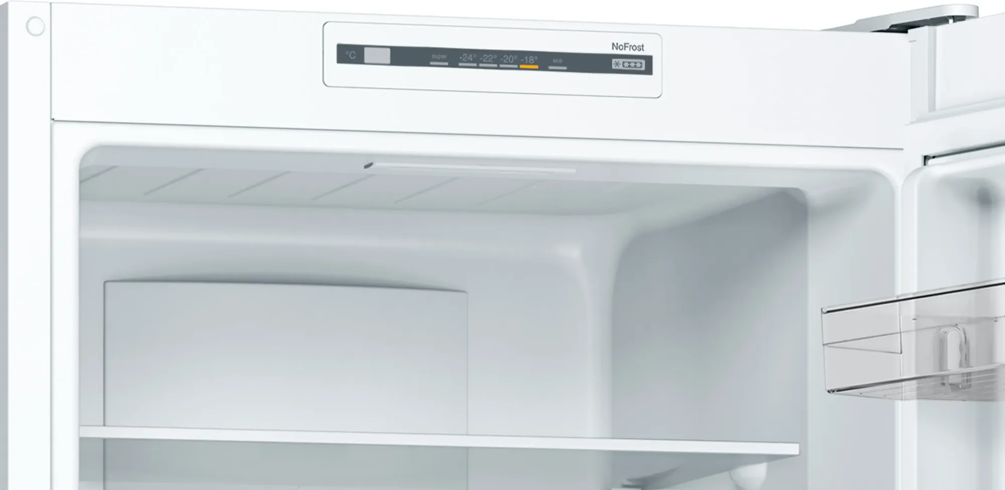 Série 2 Réfrigérateur combiné pose-libre 176 x 60 cm Blanc, Total No Frost KGN33NWEB