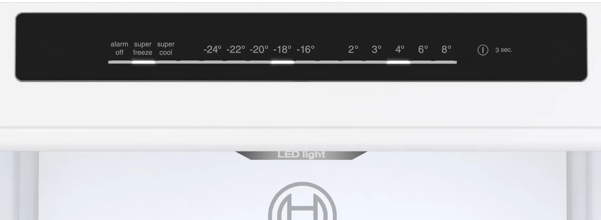 Série 4 Réfrigérateur combiné pose-libre 186 x 60 cm Blanc, Total No Frost KGN362WDF