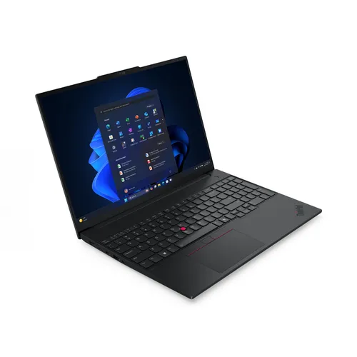 Lenovo ThinkPad E16 Gen 3 (Intel) Copilot+ PC Intel Core Ultra 5 226V Laptop 40,6 cm (16") WUXGA 16 GB LPDDR5x-SDRAM 512 GB SSD Wi-Fi 6E (802.11ax) Windows 11 Pro Schwarz Deutsch